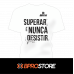 CAMISETA BPRO - DRYFIT - SUPERAR - BRANCA